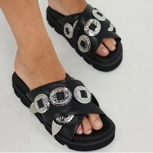 Sol Sana concho footbed sandals size 41